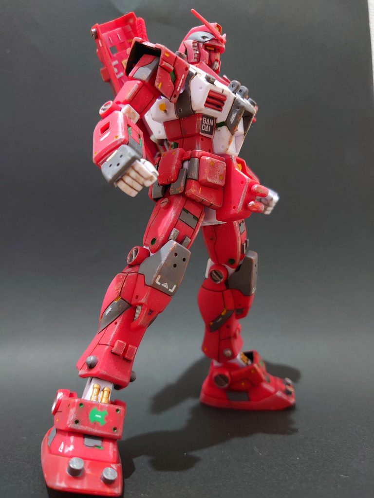 一部塗装し、デカールや関節塗装まで行うとガチャガチャしてしまったのが、反省です¯\_ʘ‿ʘ_/¯メカニカルなディテールUpを早くやってみたいです