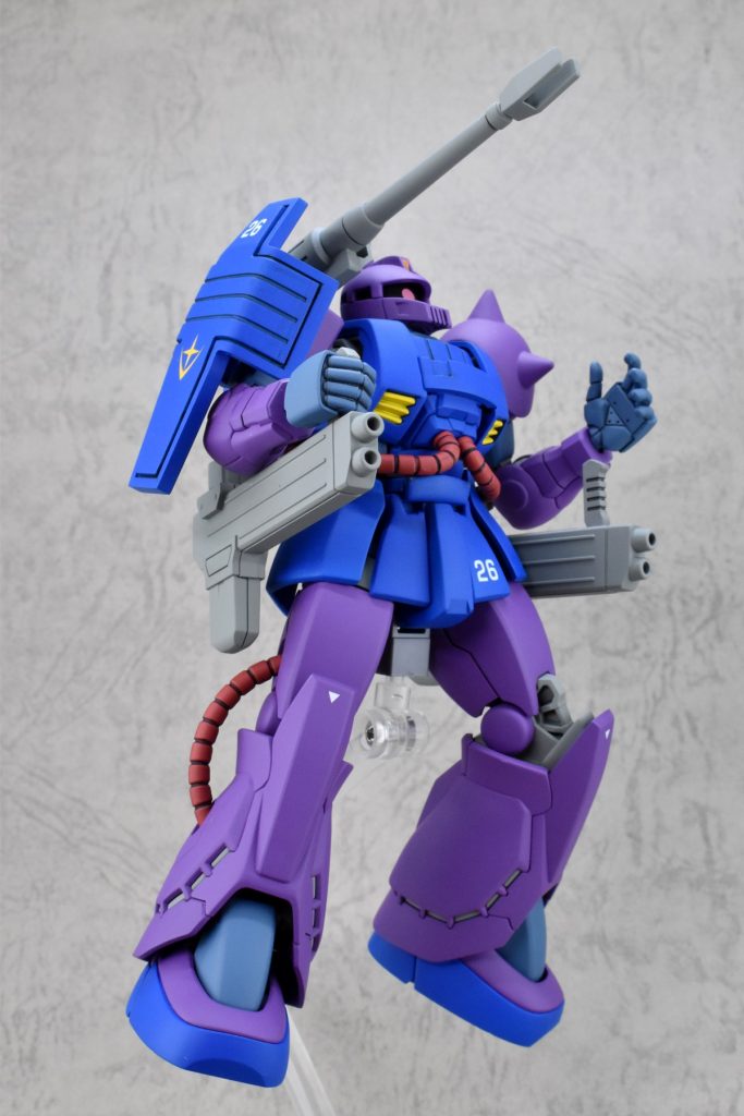 旧キット1/144ザクキャノン(Zガンダム版)ボックスアートオマージュ