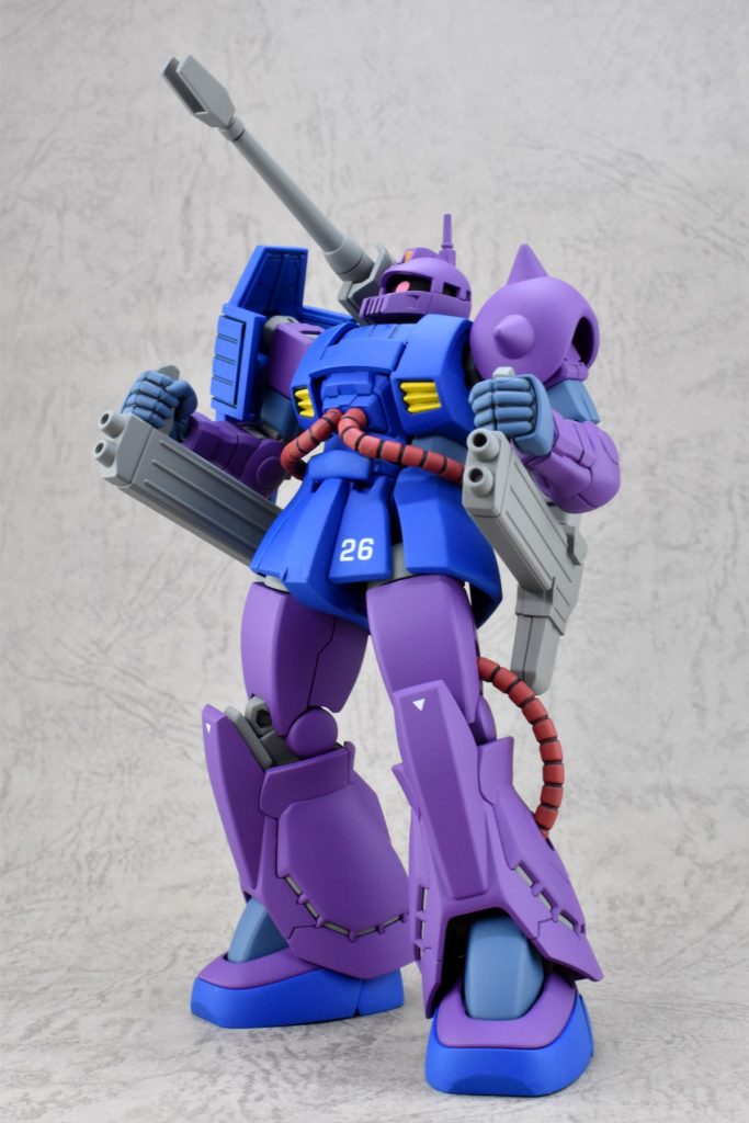 旧キット1/144ザクキャノンボックスアートオマージュ