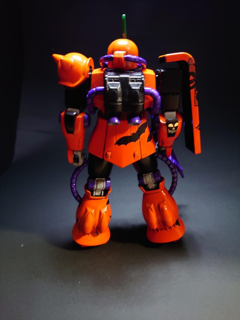 ひじにもジャック・オー・ランタン