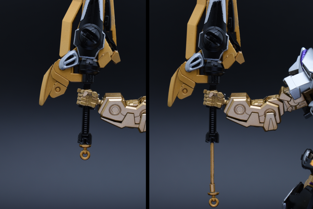 グリップの伸縮は差し替えパーツにて再現　　　　　　　　　　　　　　　　　　　　　　©ZAIAエンタープライズ