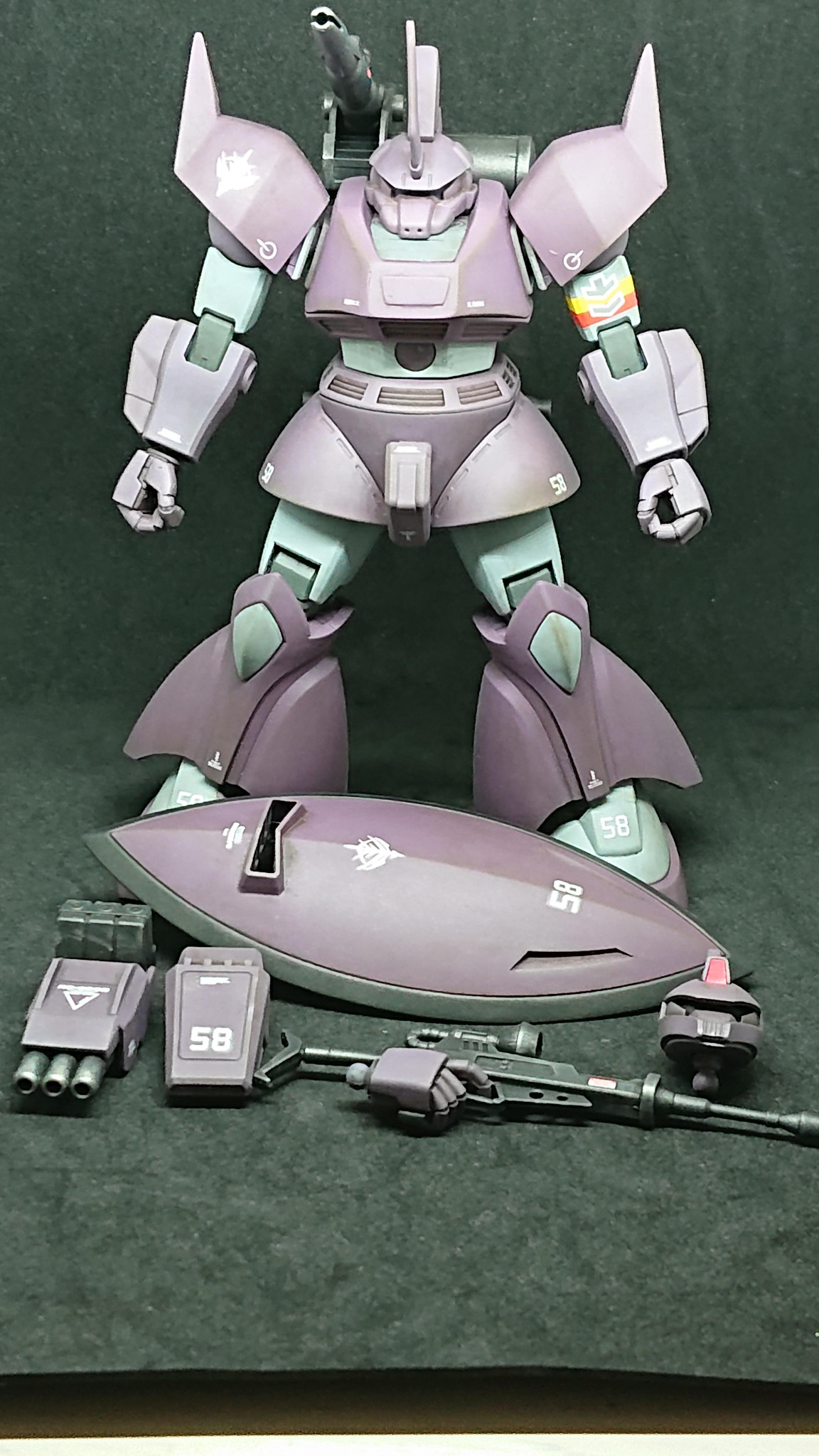 未組み立て ガンプラ MG ゲルググキャノン (MSVカラー)