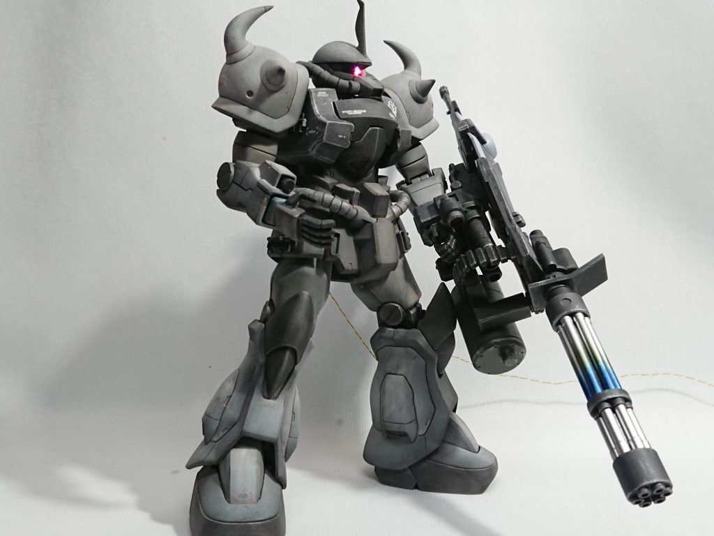 グフカスタム 実写特撮箱絵風 つしまさんのガンプラ作品 Gunsta ガンスタ