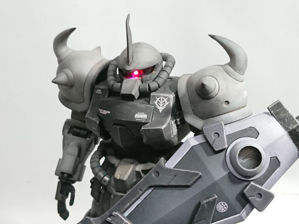 じつは、まてやさんのグフを目指しましたが・・・https://gumpla.jp/mg/468153似て非なる出来になりました、残念＞＜