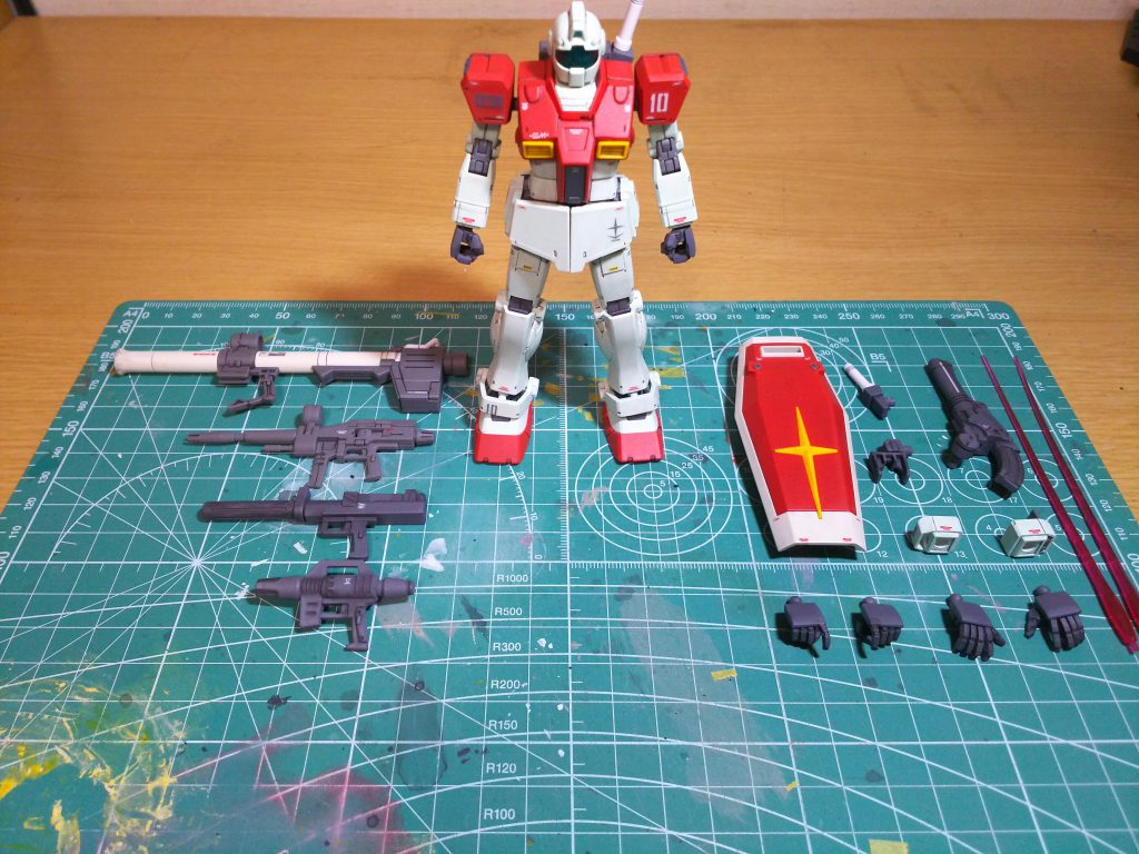 オプション含めて撮影。ブンドドしたいけど塗装ハゲが怖いですw