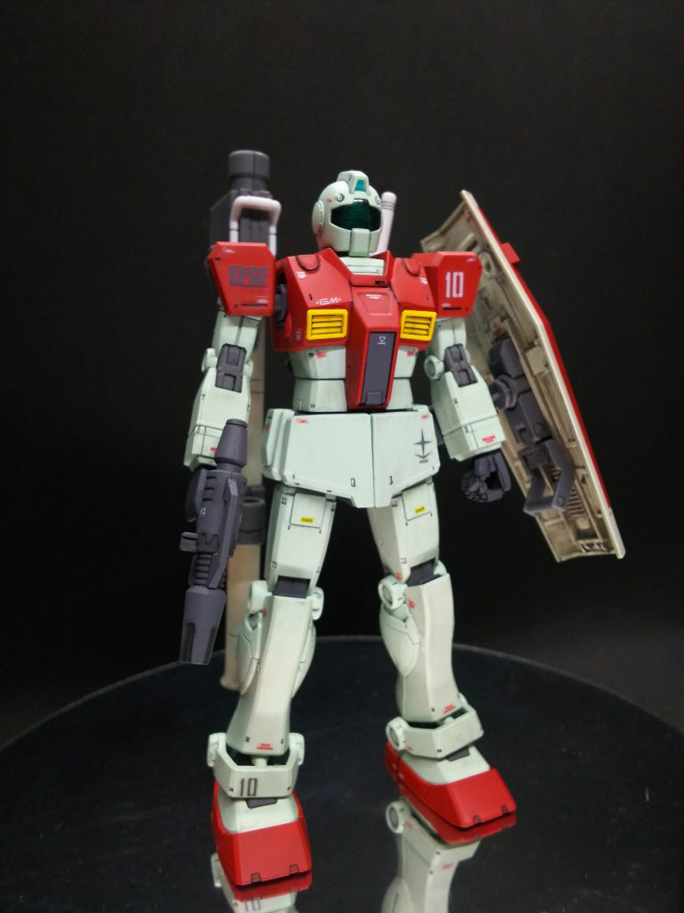 フロント マーキングシールはナイトシーカーをメインにオリジン系を使用。余白をカットして貼り付けています。