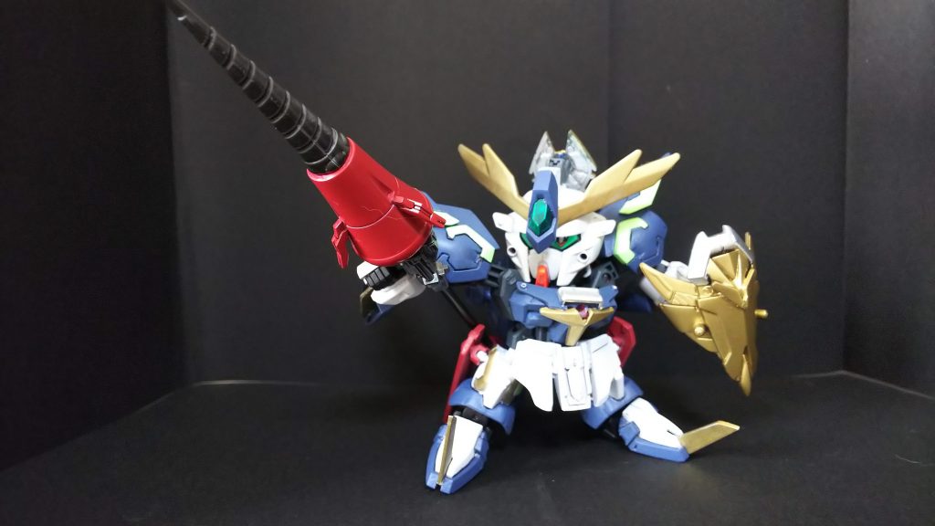 ランスは銃の様にも持てます