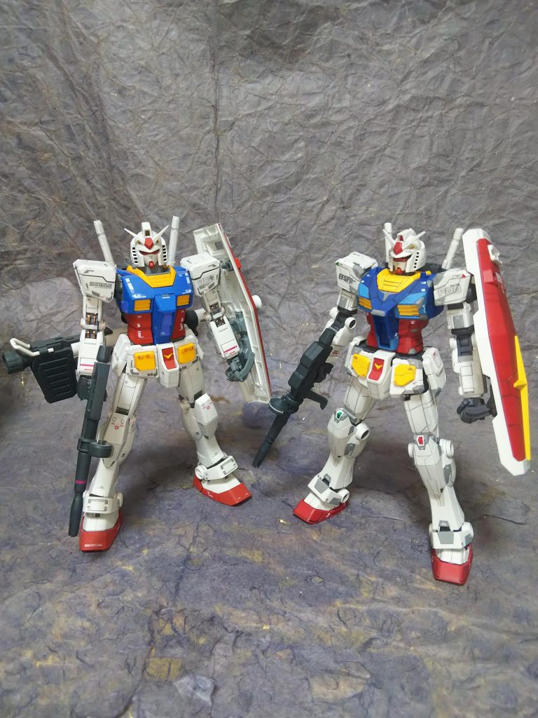 MGガンダムver3.0とツーショット