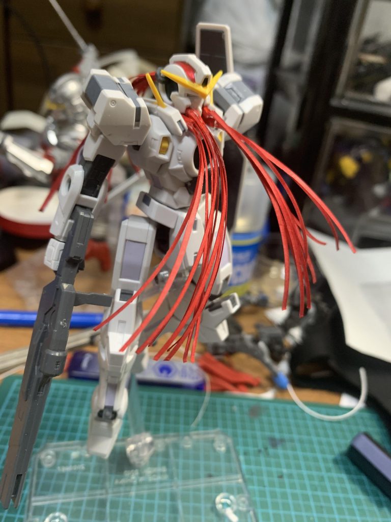 色を付けて本体にも少しずつ手を加えた状態です ここまでくるともうほぼナドレです あとは部分塗装、スミ入れなどの仕上げを残すのみです
