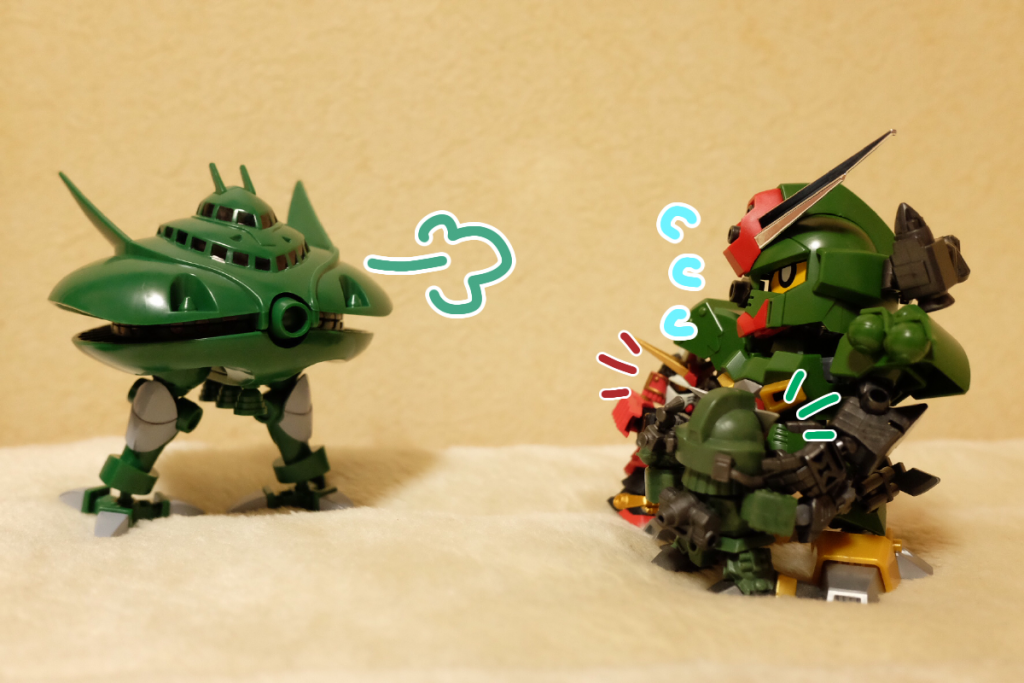 ザム:じゃ、ワシも失礼するわ。子育て頑張ってな!コマンド:え、ちょ、待って