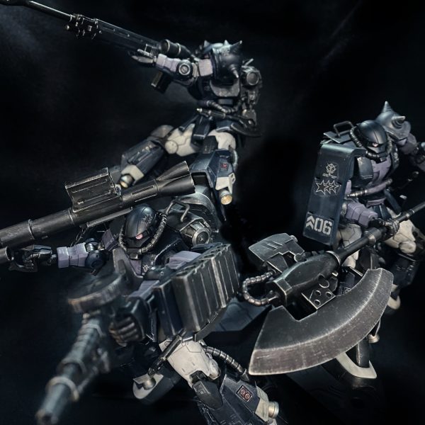 黒い三連星！！