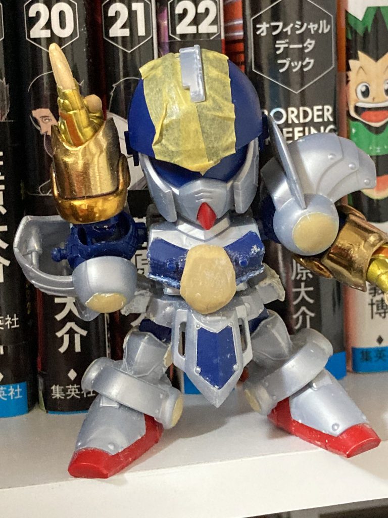 この状態をベースにパテ盛って整えました。