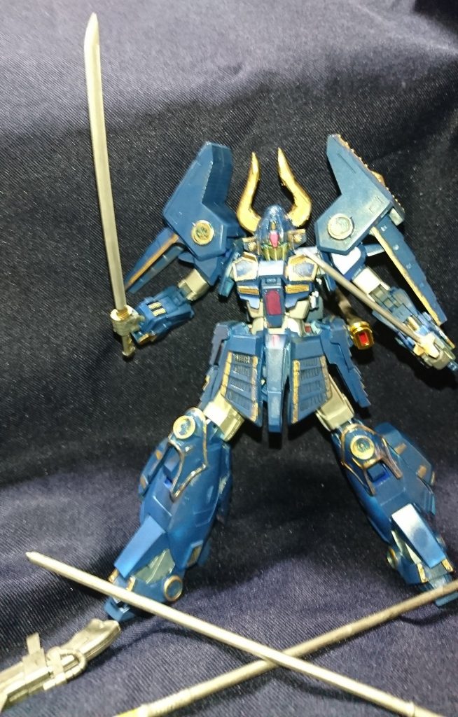 ＢＢ戦士のイメージでやはりマーク２といえば２刀流色もＢＢ戦士風の青カラー