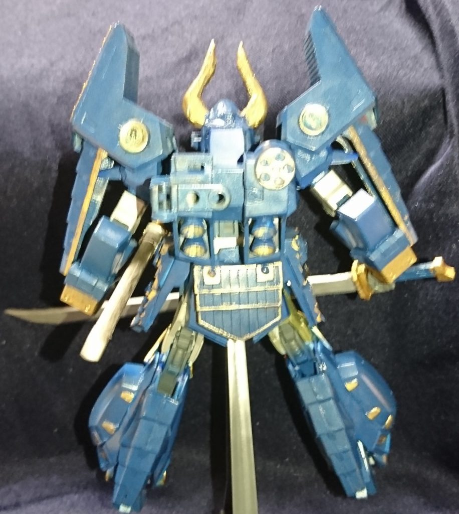 背中のパックも武者ニューのジャンクから　