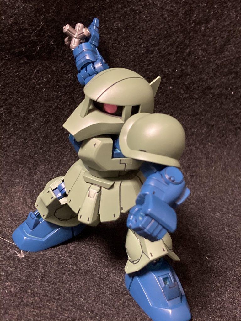 クラッカーはSDGジェネのザクⅡ(重装備型)から．この為だけに買うの，すんげぇオススメします( ˙꒳​˙  )