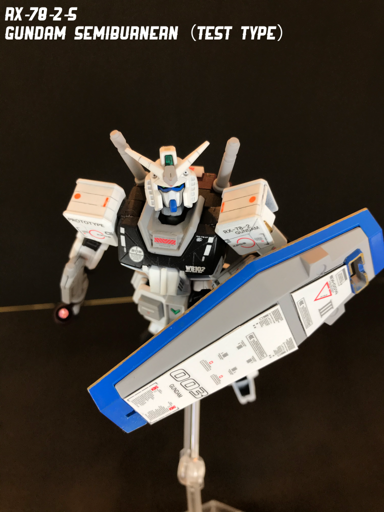 カラーリングはテスト機のイメージでモノトーンカラーをベースにしてみました♬