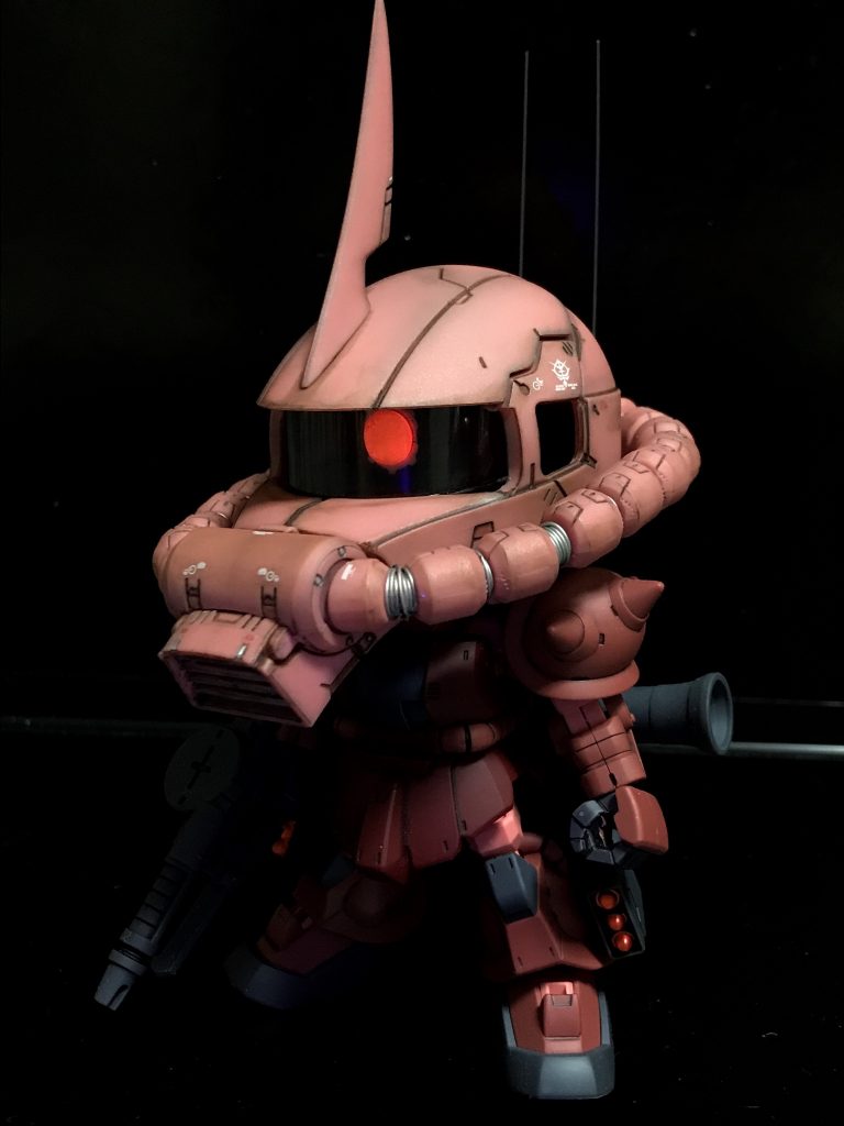 SDCSザクに載っけてみました。かわいい…（笑）