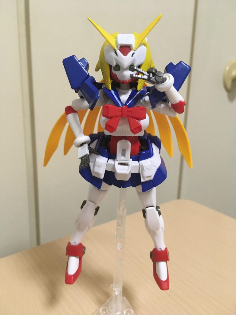 そう言えば、ノーベルガンダムの1／100って出てないよね？をコンセプトに改造をしてみました。(でもサラは1/144でした。)