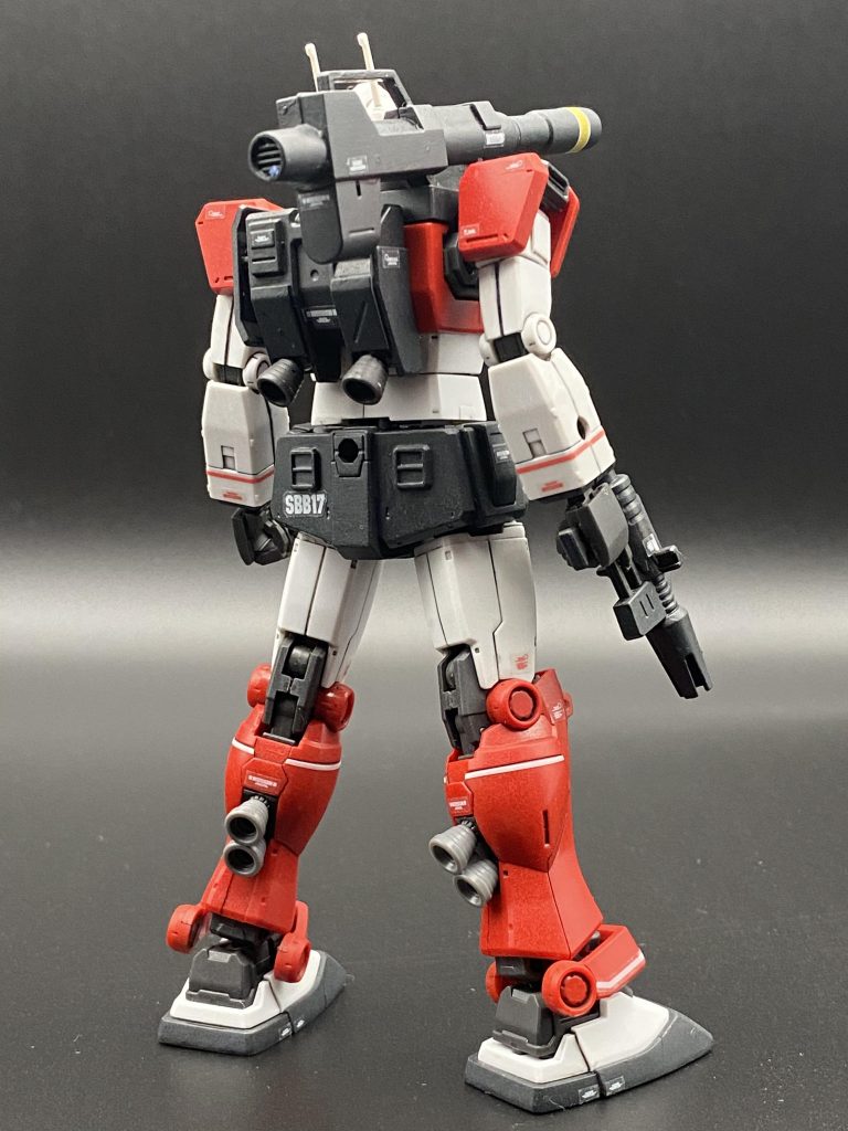 またビームスプレーガンの銃口を設定通りに切り欠いています。