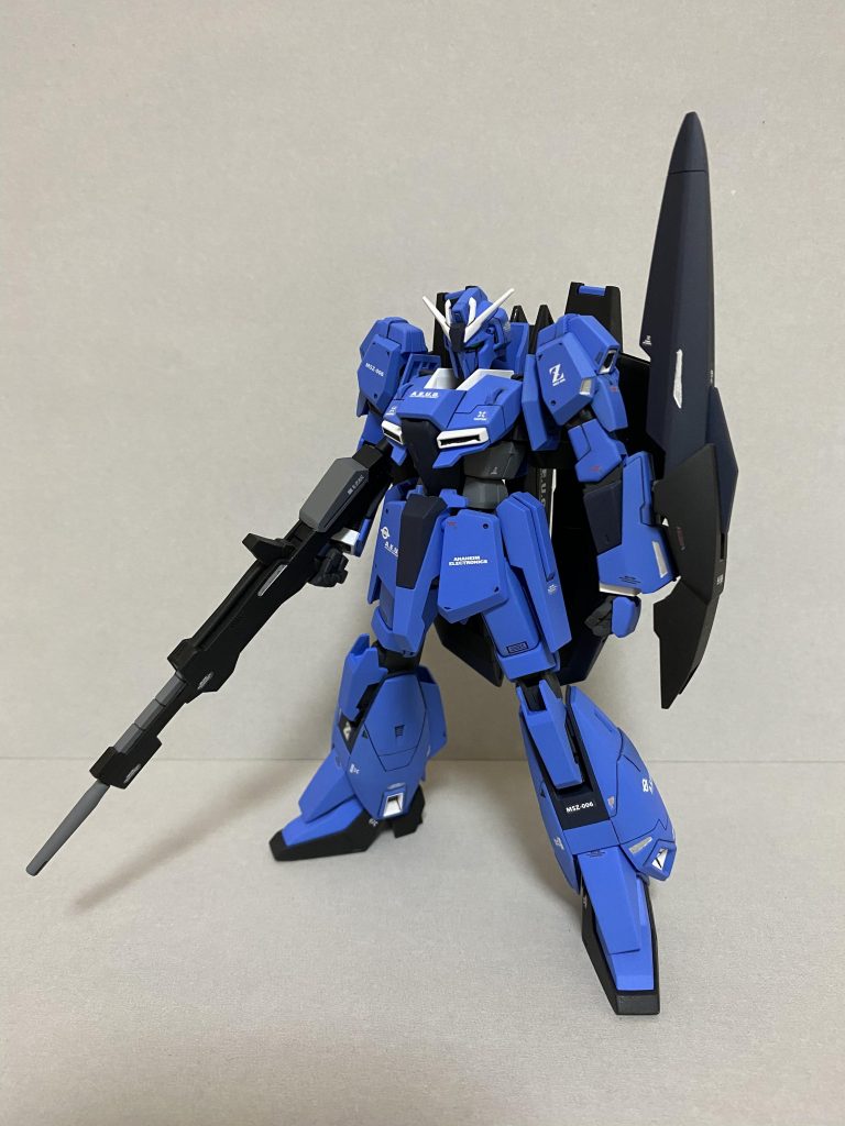 MG Zガンダムver.2.0のデカール等を使用しているので良い雰囲気は出たかなと
