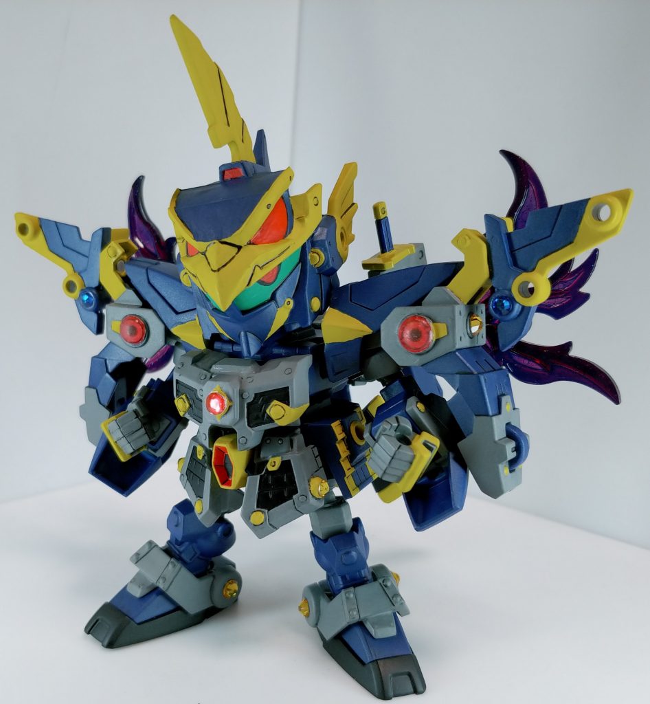 所々に穴隠しも兼ねてラインストーンを配置してます。サンフラワーとカプリブルーが素敵な色でした。