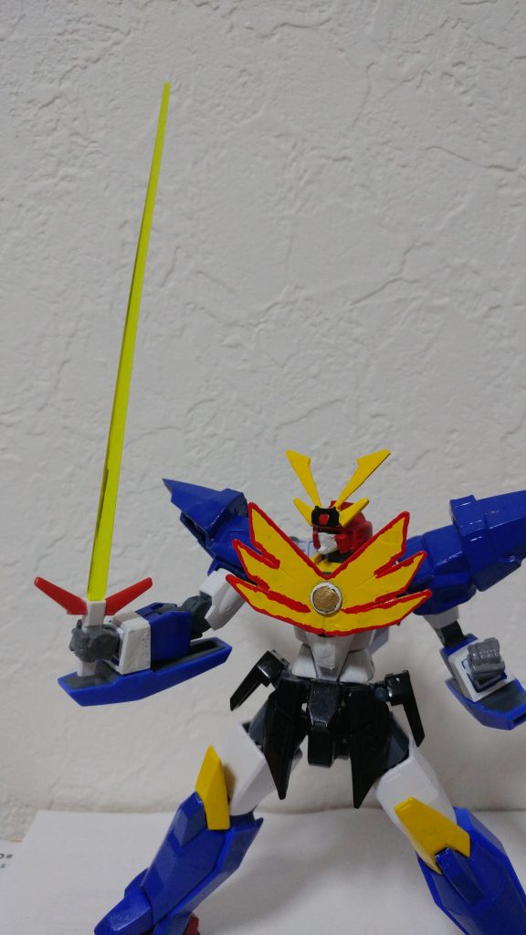 フレイムソードはもう一つあり、こちらはビームサーベルにアニマギアのパーツを付けています。