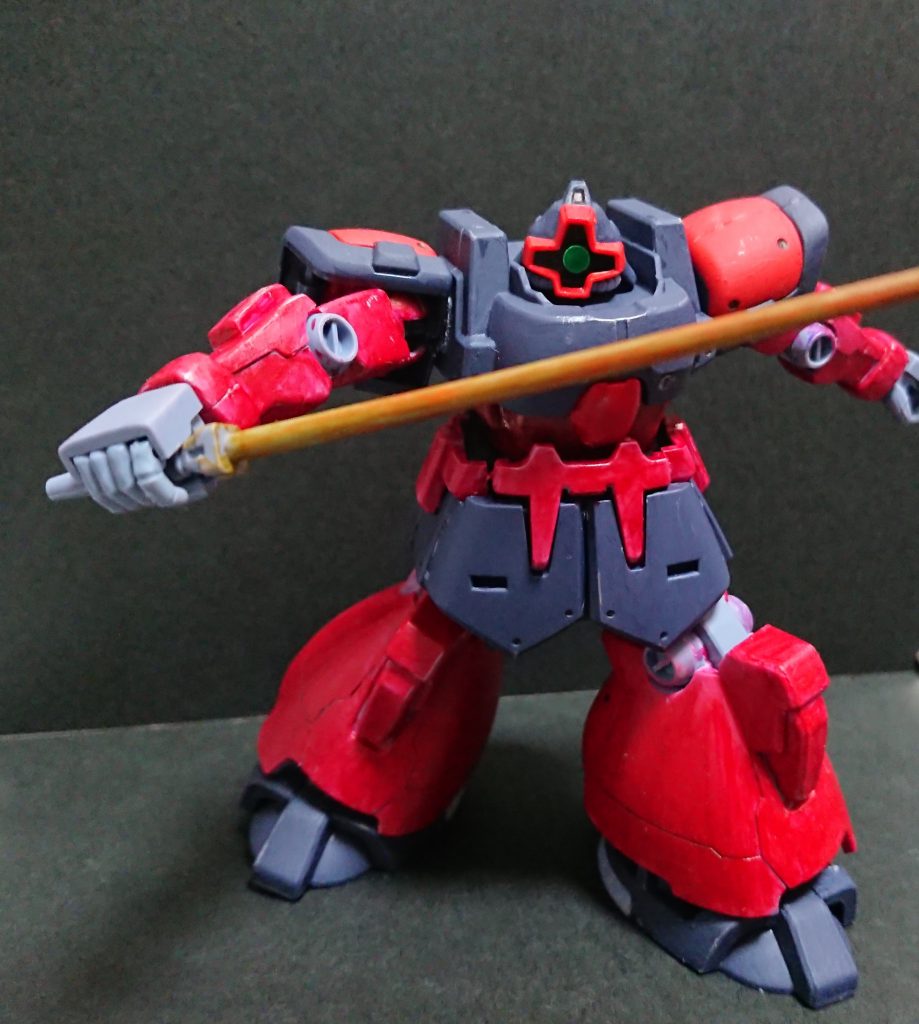 見ての通り、塗装レベルは低いですが、自分で満足ならそれでよし。