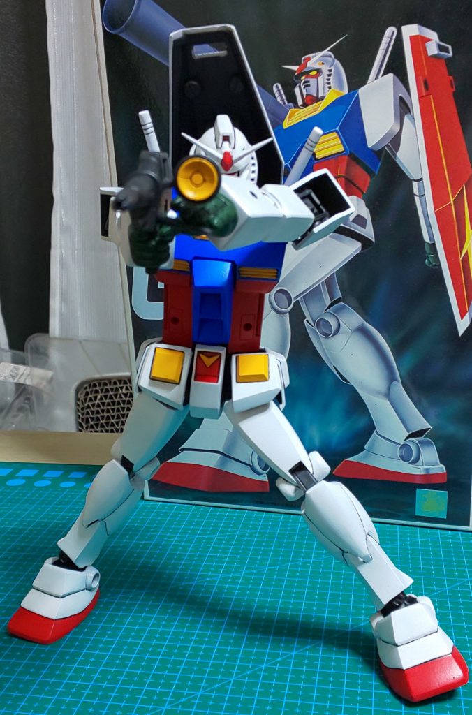 1/100(旧キット)RX-78 ガンダム｜tekkareppuさんのガンプラ作品｜GUNSTA（ガンスタ）