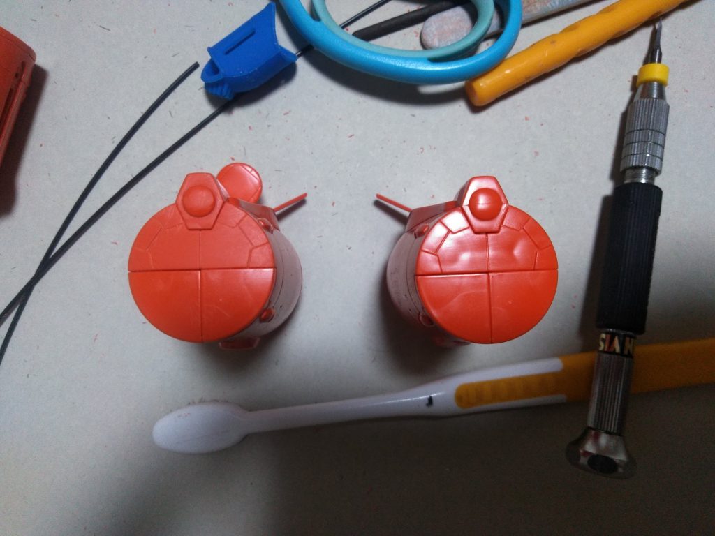 珍しくヒケ取りとか彫り直しもしてます←処理後 処理前→