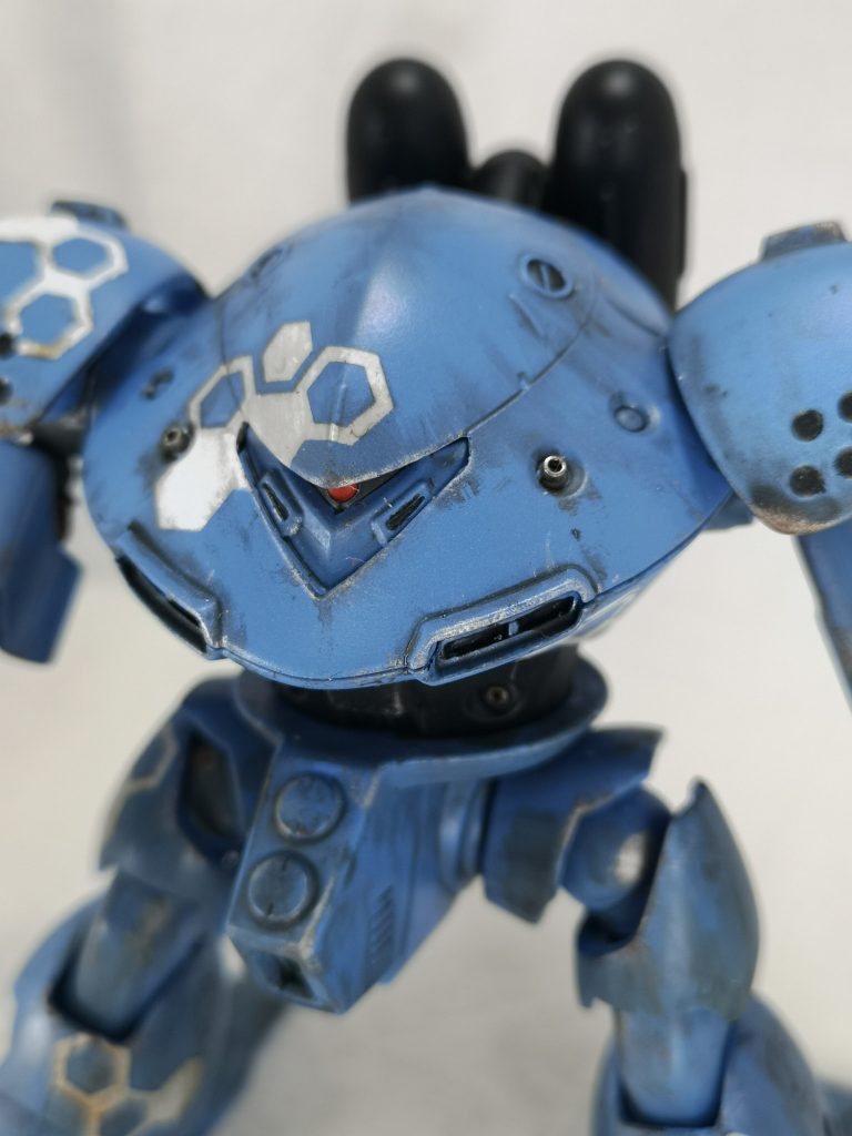 頭部アップビーズを使ってディテールアップしてます。