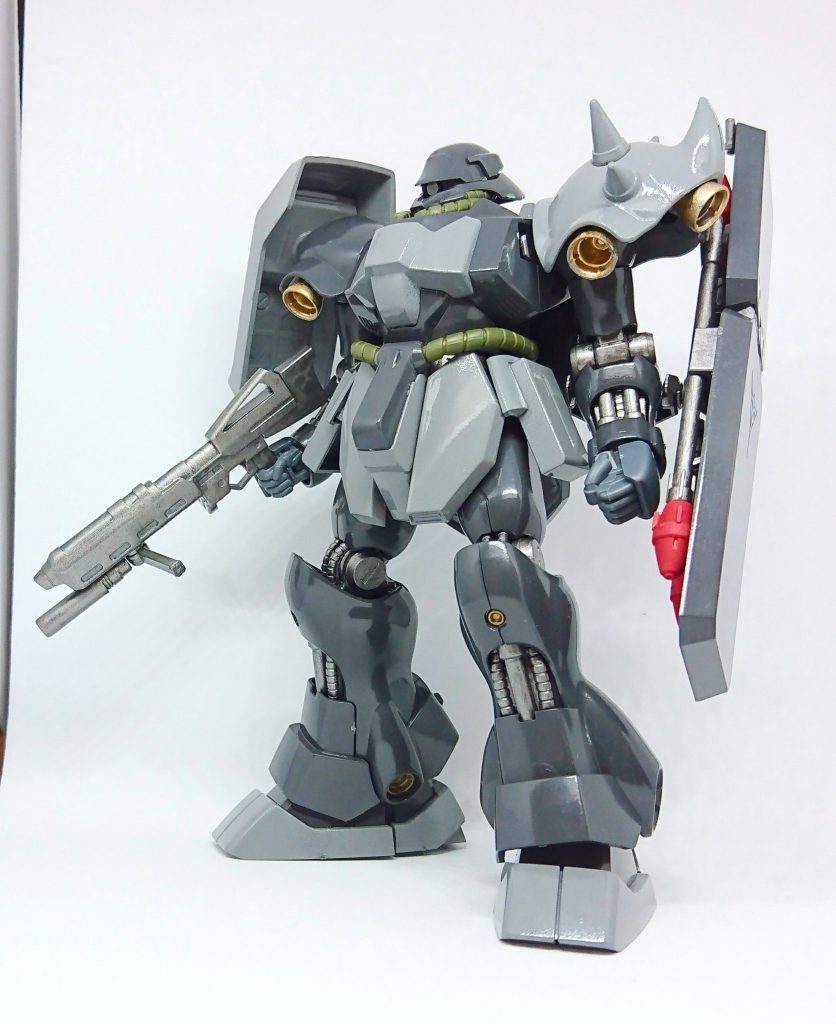 塗装はランナー塗装、仮組の写真