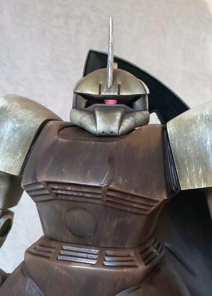 このキット、素性も良いですが、何より顔がイケメンです。スジボリを掘り直しただけでこのバランスの良さは、特筆すべきかと思います。というワケで、ブランク込みで足掛け6年以上かかりましたが、ようやく完成させることが出来ました。楽しいキットでしたよー。