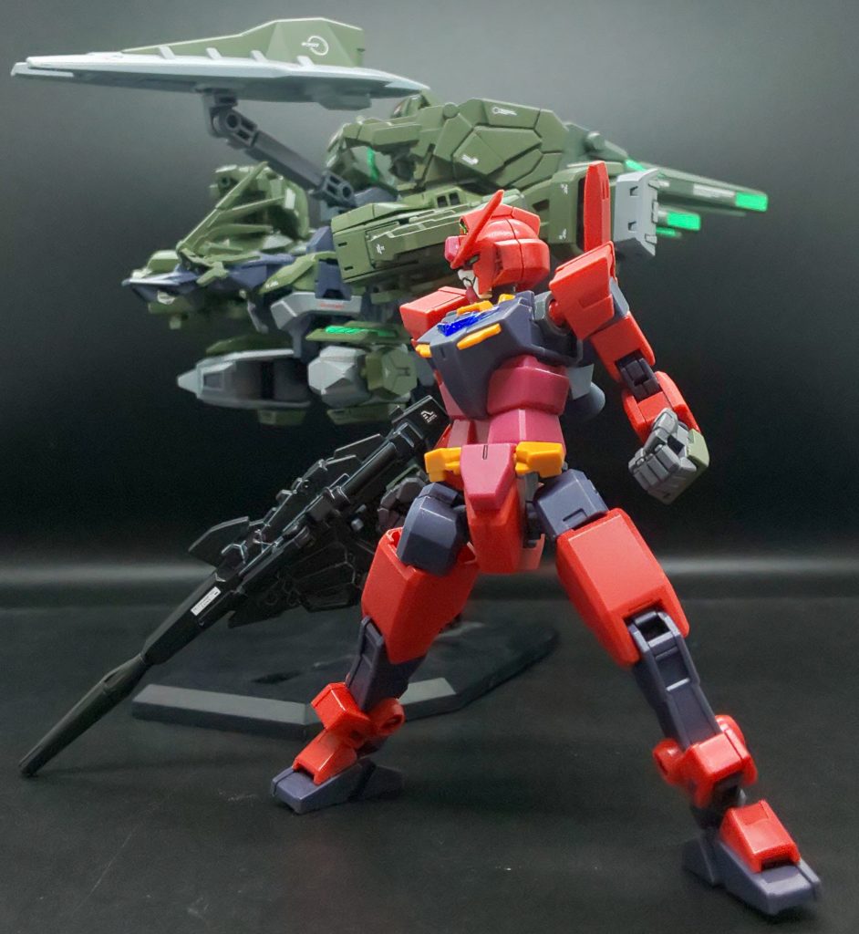 コアガンダムとレオフライヤーで。