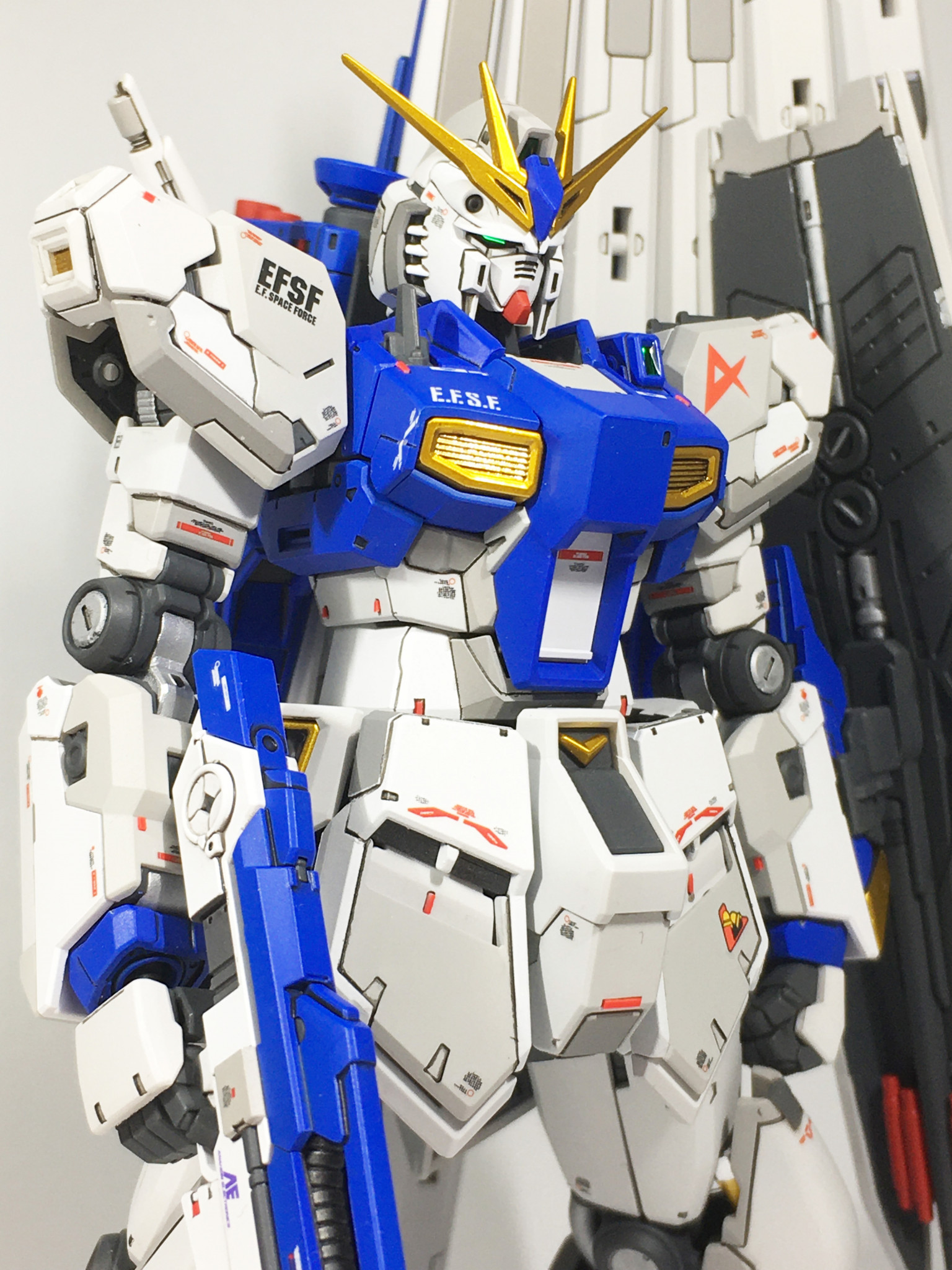 RG νガンダム オリジナルカラー全塗装｜tonerinさんのガンプラ作品