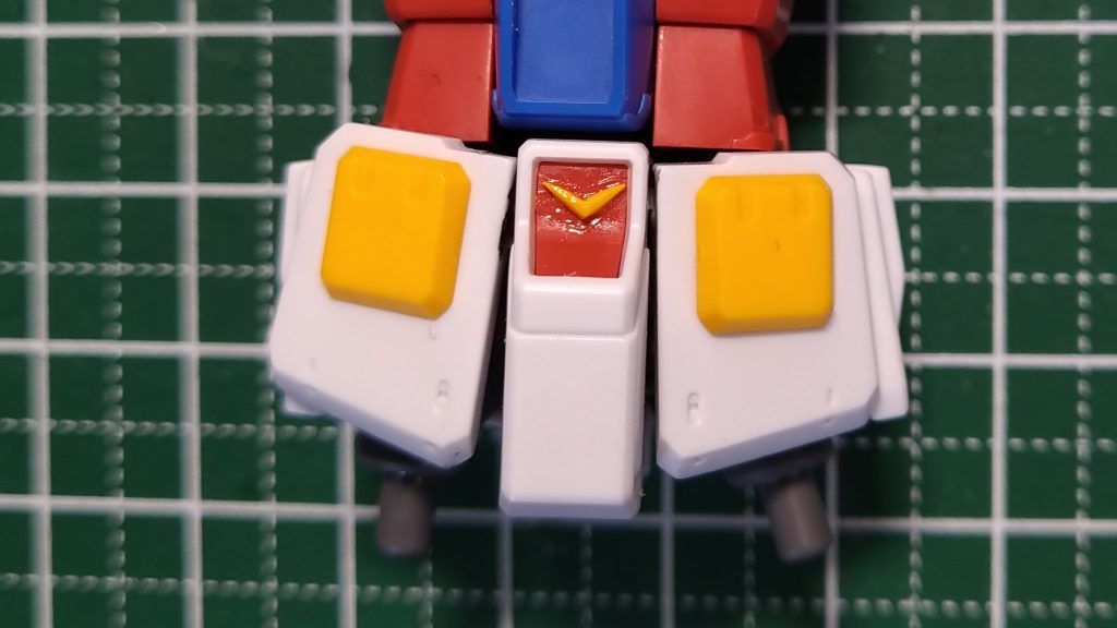 ランナータグから、黄色のvを切り出し　これだけで印象がぜんぜん違います。