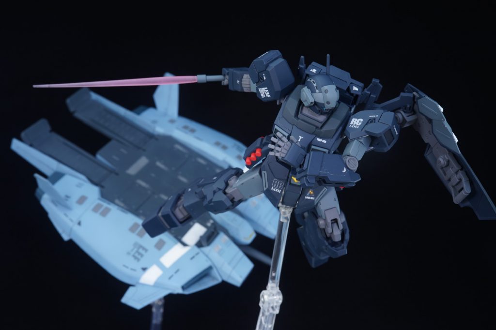 ・SFSからジャンプ!カークスがハラキリ自爆しようとしたので手足を斬りに行くイメージで。OVA版ジェスタのハイライトってここなんですよね…。