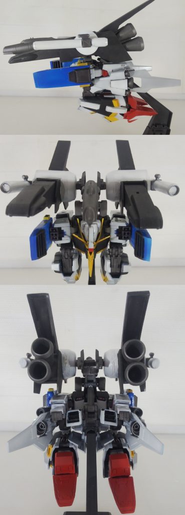 フォートレスモードを三方向から。 