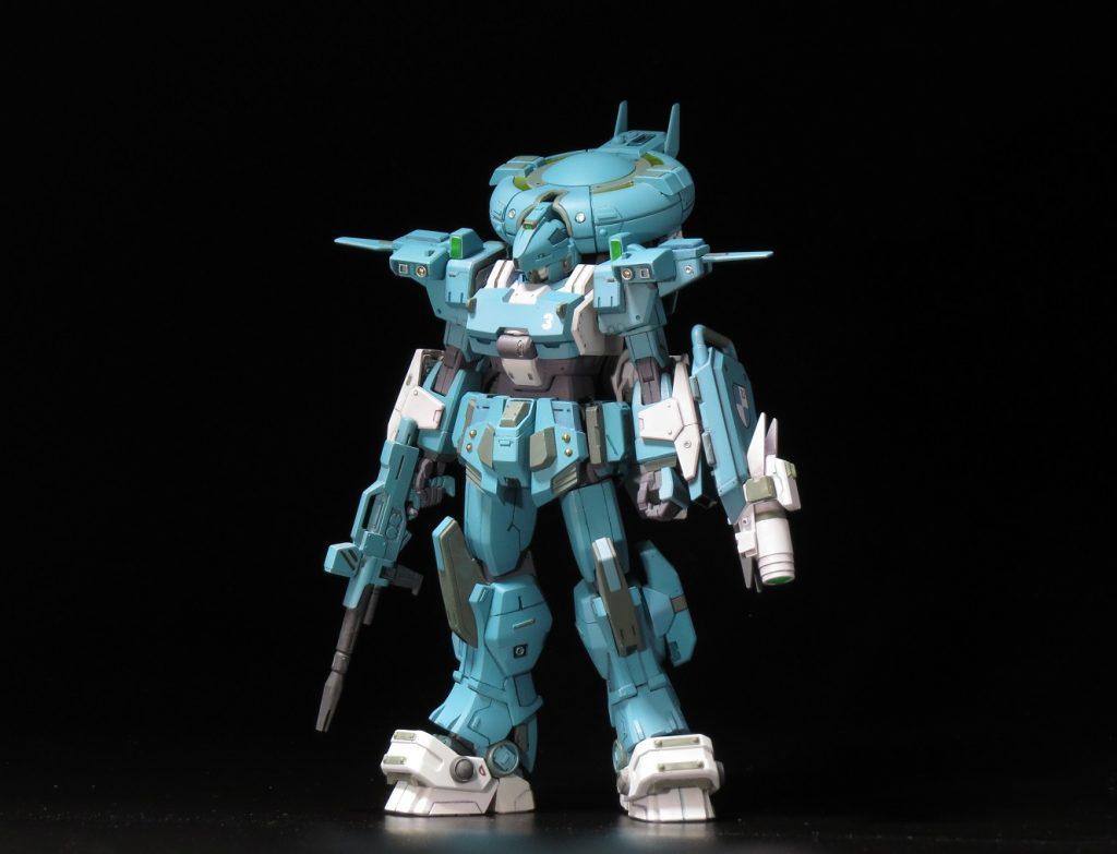 塗装はサフをメインにして仕上げました。部分塗装はタミヤエナメル。