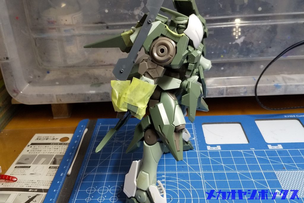 とりあえずのイメージ作りのための仮組状態