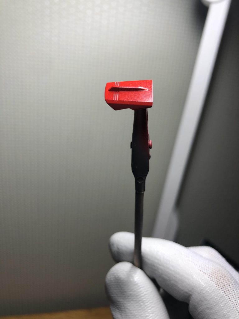 パールプレミアムレッドMSレッド(c)の上から塗布