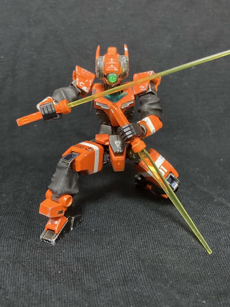 サーベルは使いませんがポーズ