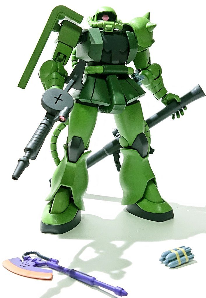 ボルジャーノン､アークション！！(それ､ビッグｫ…ガンダムちゃうやろ！)ボルジャーノンらしいポージングにしてみました～ 