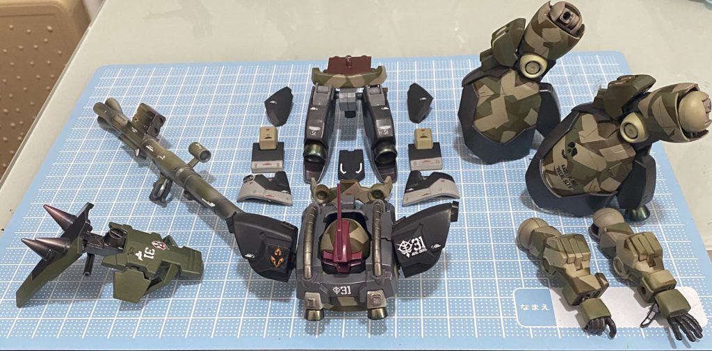 とりあえず良いキットだったのでまた次回綺麗に作る予定です!迷彩塗装は過程が楽しすぎて困ります!