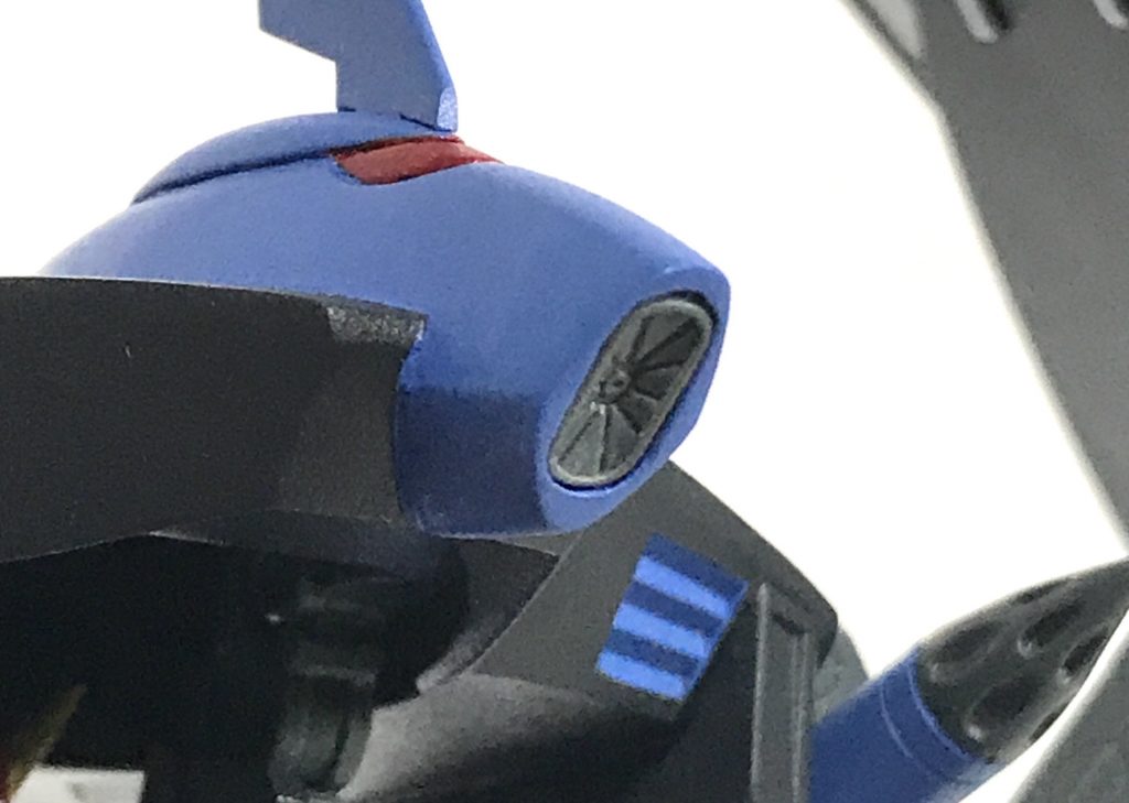 フォノンメーザー砲はガンダムラヴファントムの余剰パーツ(ストライクフリーダムのカリドゥス)を使用。魚雷キャニスターポッドは30MMオプションセット2から持ってきました。