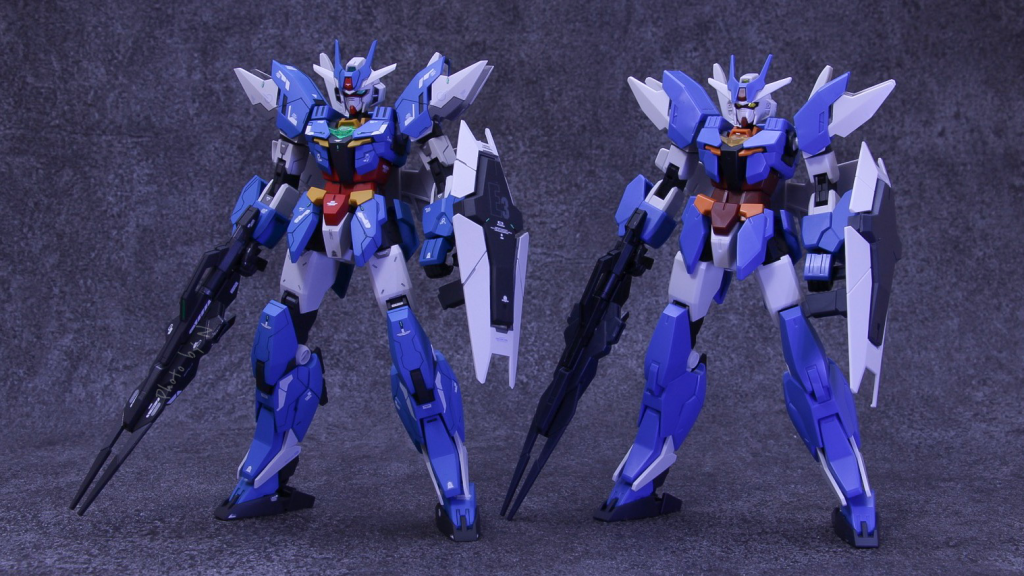 素組みと比較。