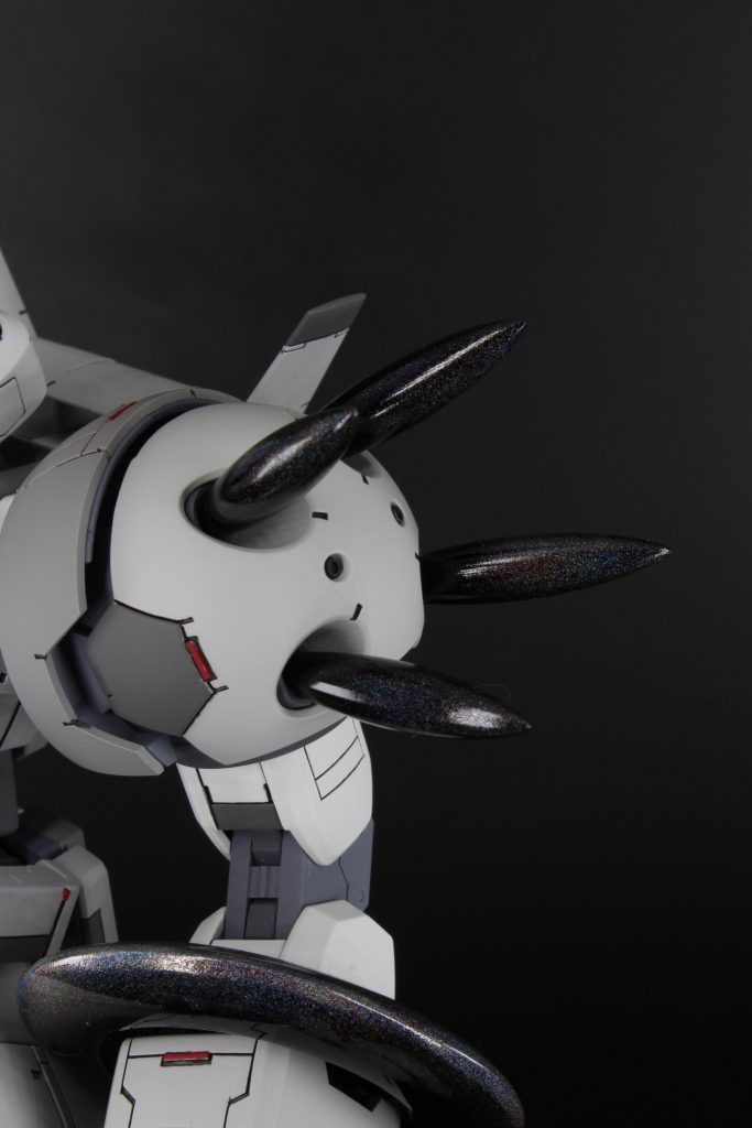 エフェクトパーツはつけない予定でしたが試しに塗装してみたら綺麗に塗れたので装着してみました(*´艸`*)