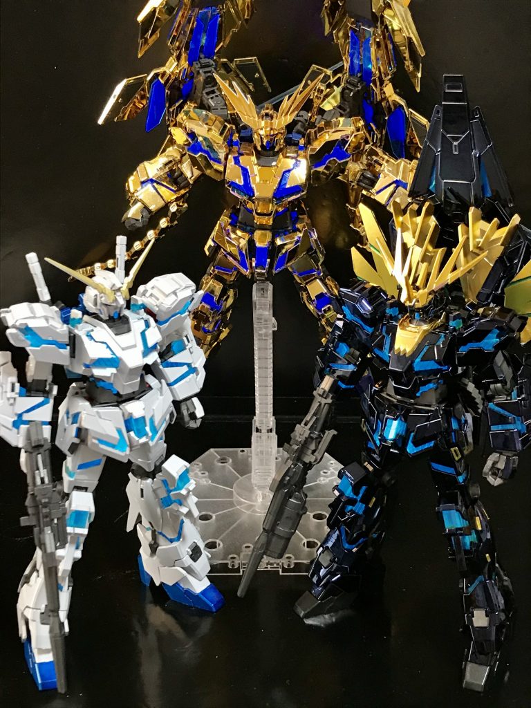 そして、メッキのユニコーンたち白黒金、コンプリートしました! 満足満足(^^)