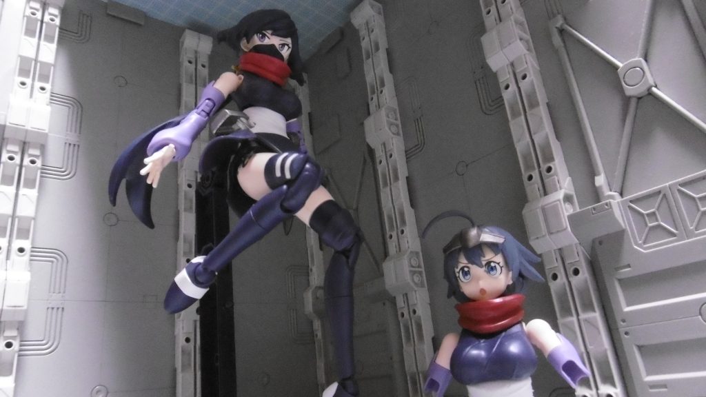 予備のマフラーごと交換すれば いつでもアヤメさんに戻せます。ナミさんを台座にするのも可。