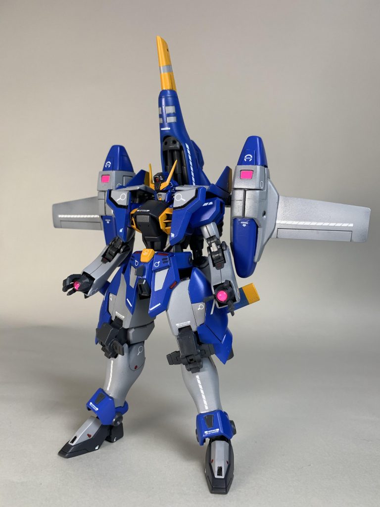 コミックボンボンに載っていたガンダムエアマスターのバリエーションを再現しました。