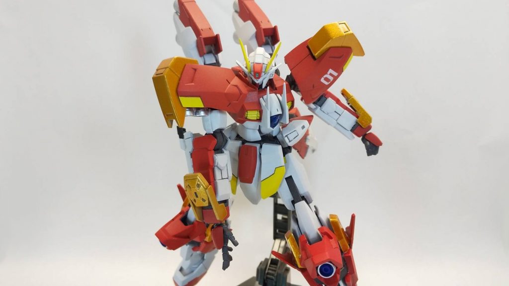 しかし腕は死ぬというわけで必殺技です、塗装も頑張ってるんですこれ